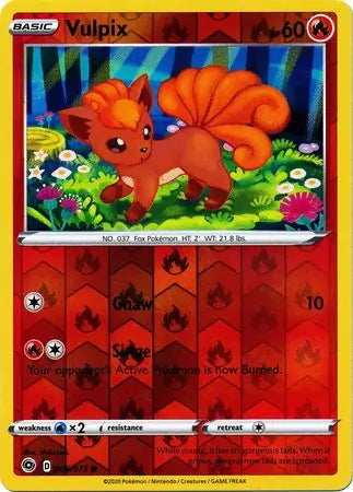 Champion’s Path Vulpix #6/73 reverse holo