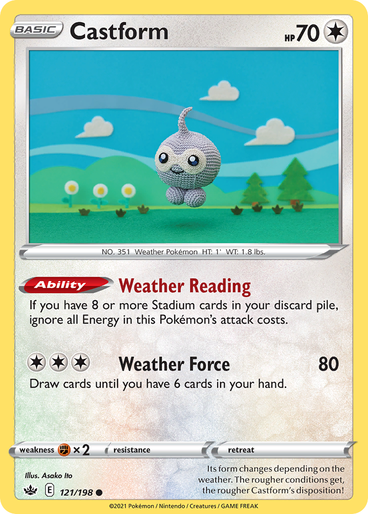 Chilling Reign Castform #121/198