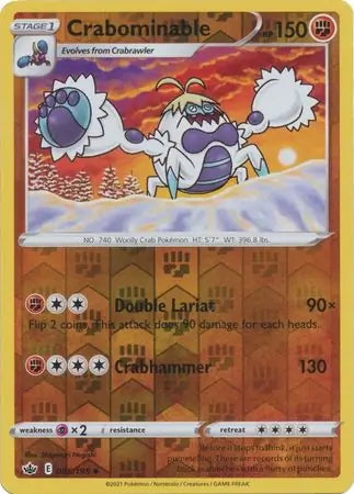 Chilling Reign Crabominable #85/198 reverse holo