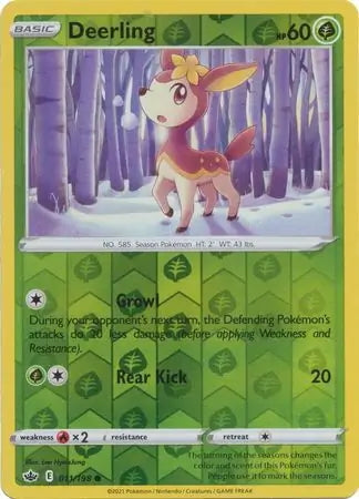 Chilling Reign Deerling #11/198 reverse holo