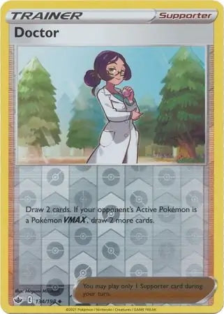 Chilling Reign Doctor #134/198 reverse holo