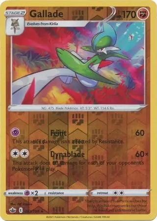Chilling Reign Gallade #81/198 reverse holo