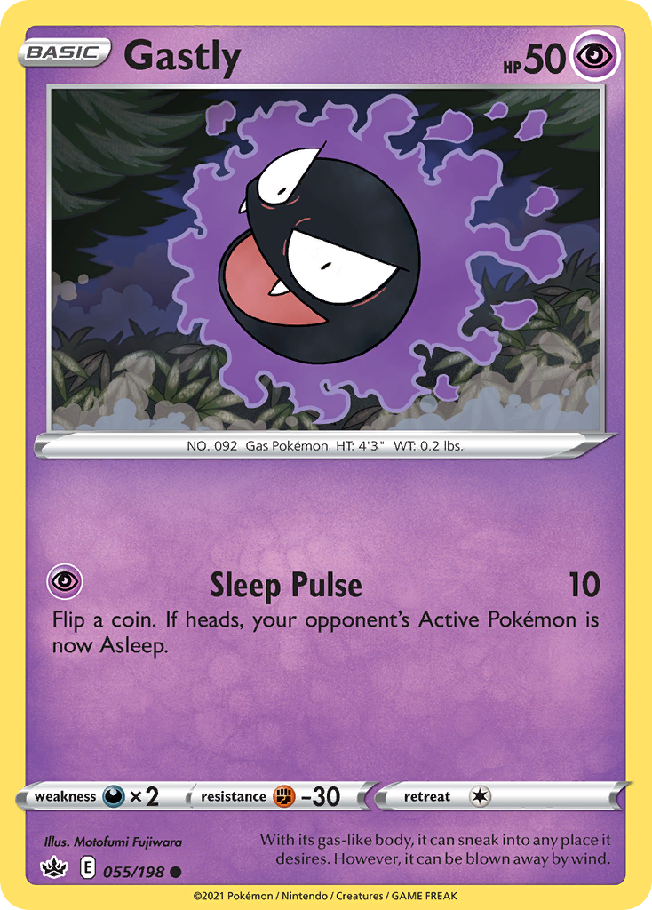 Chilling Reign Gastly #55/198