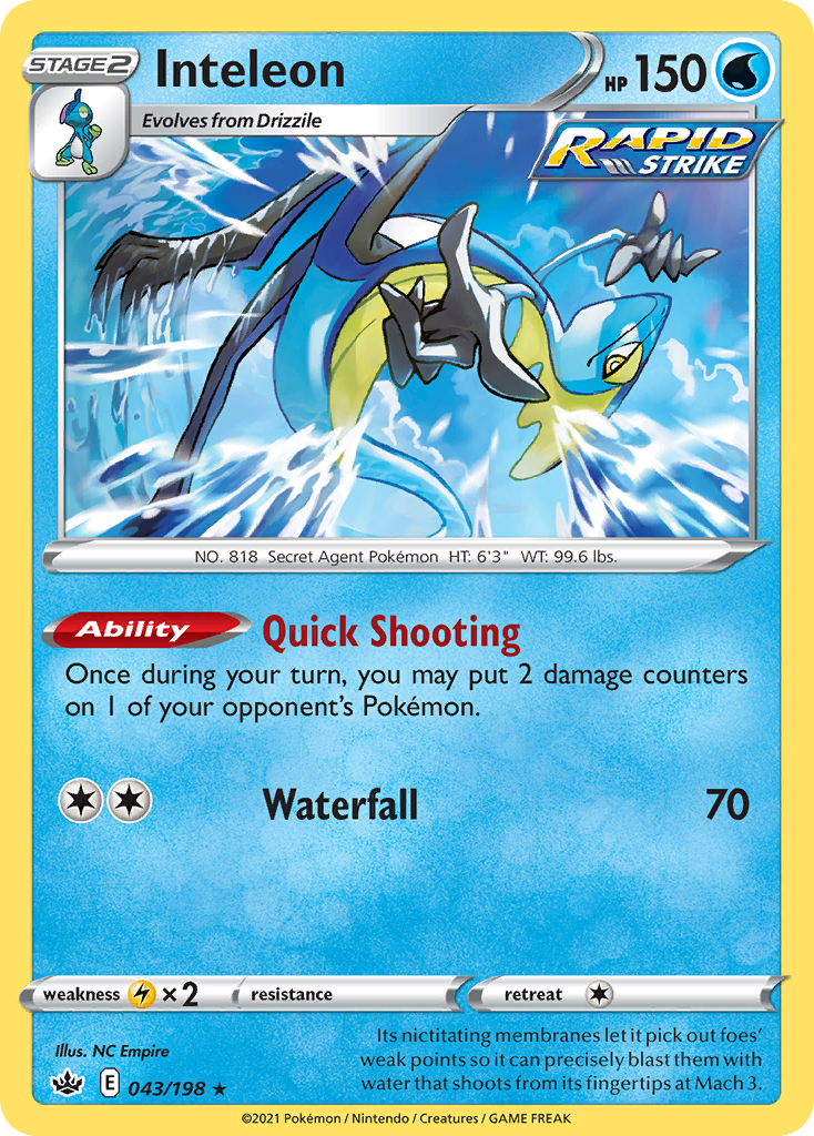 Chilling Reign Drizzile #42/198 reverse holo