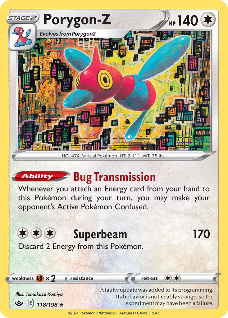 Chilling Reign Holo Porygon-Z #118/198
