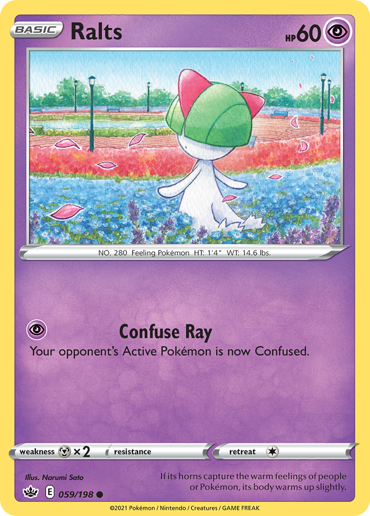 Chilling Reign Ralts #59/198