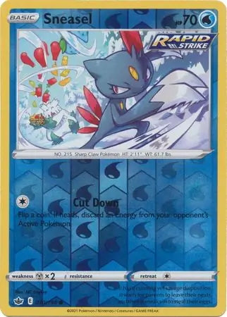 Chilling Reign Sneasel #30/198 reverse holo