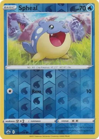 Chilling Reign Spheal #37/198 reverse holo