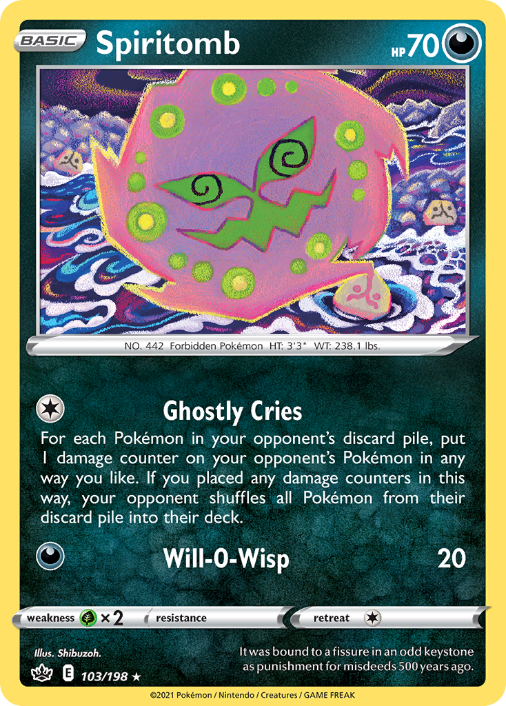 Chilling Reign Spiritomb #103/198