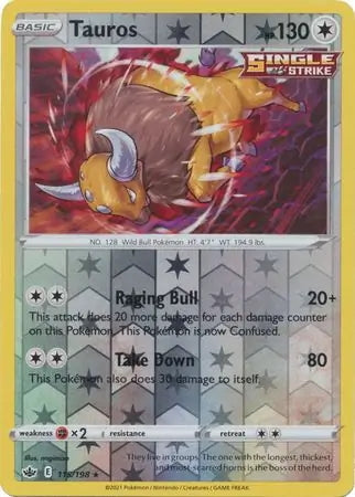 Chilling Reign Tauros #115/198 reverse holo
