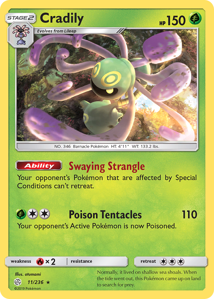 Cosmic Eclipse Cradily #11/236