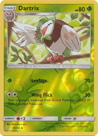 Cosmic Eclipse Dartrix #19/236 reverse holo
