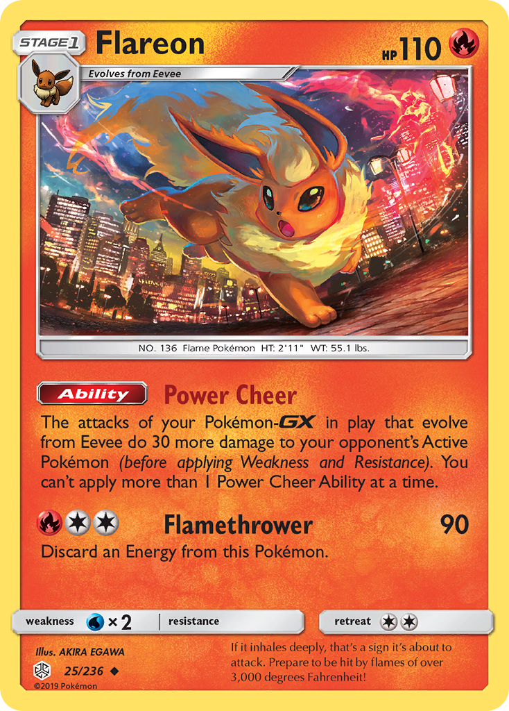 Cosmic Eclipse Flareon #25/236