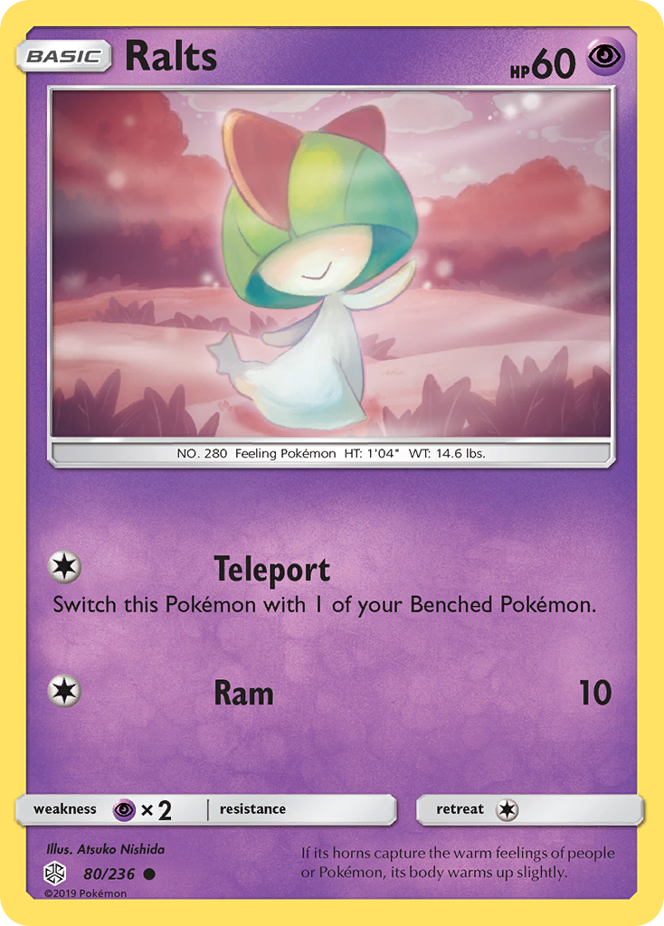 Cosmic Eclipse Ralts #80/236