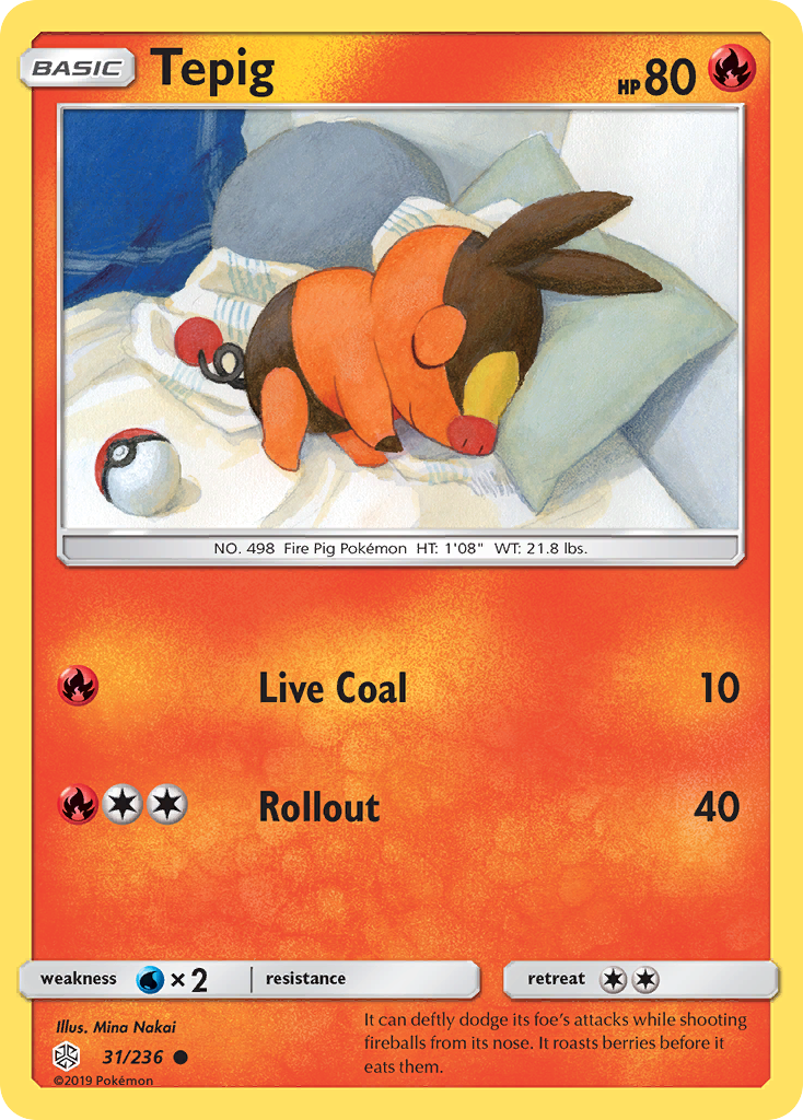 Cosmic Eclipse Tepig #31/236