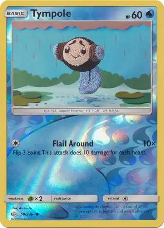 Cosmic Eclipse Tympole #58/236 reverse holo