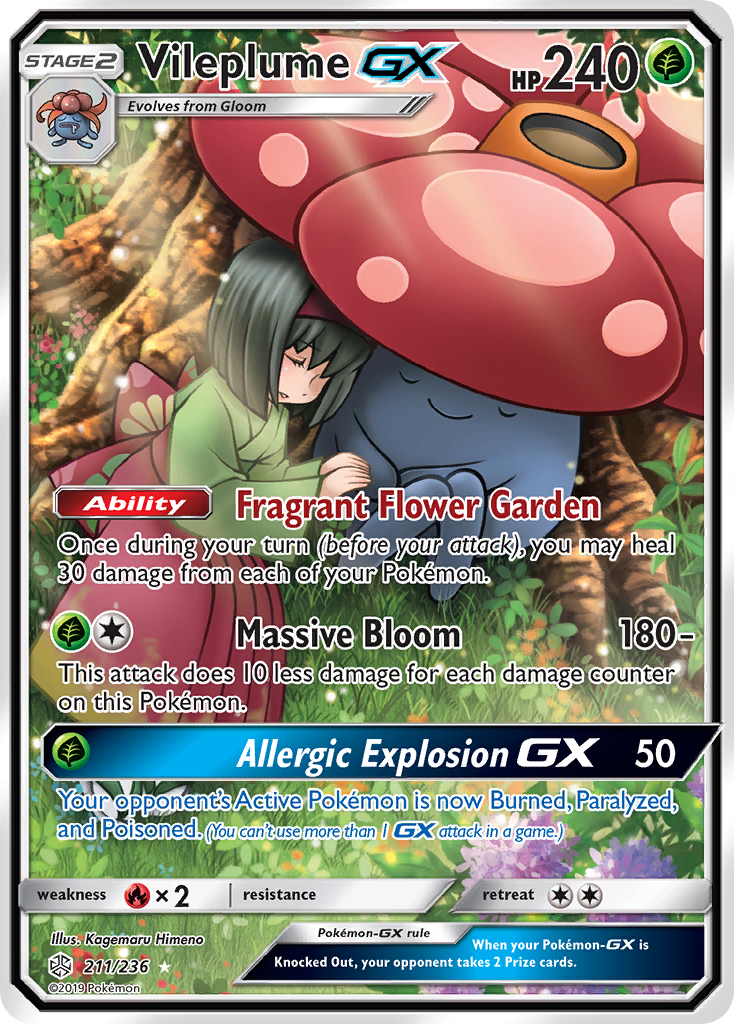 Cosmic Eclipse Vileplume GX #211/236