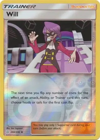 Cosmic Eclipse Will #208/236 reverse holo