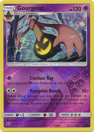 Crimson Invasion Gourgeist #45/111 reverse holo