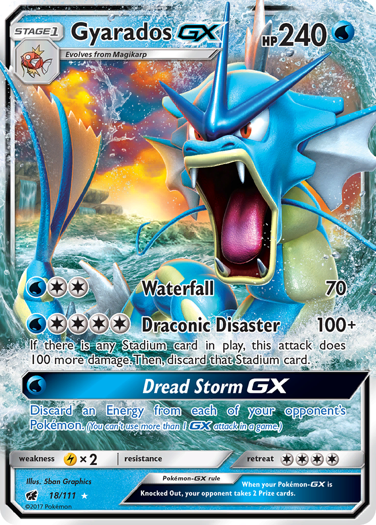 Crimson Invasion Gyarados GX #18/111