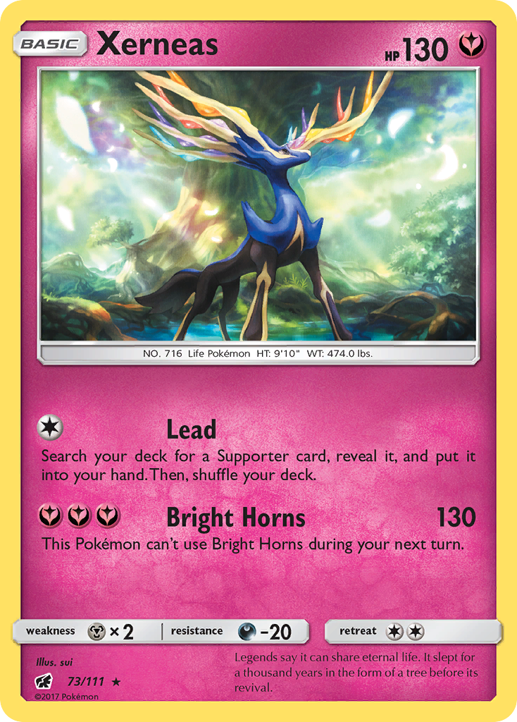 Crimson Invasion Holo Xerneas #73/111