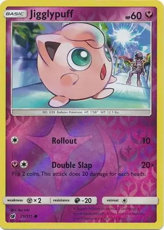 Crimson Invasion Jigglypuff #71/111 reverse holo