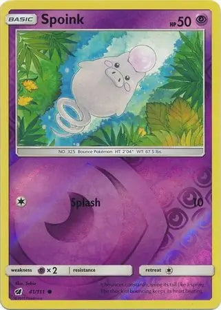 Crimson Invasion Spoink #41/111 reverse holo