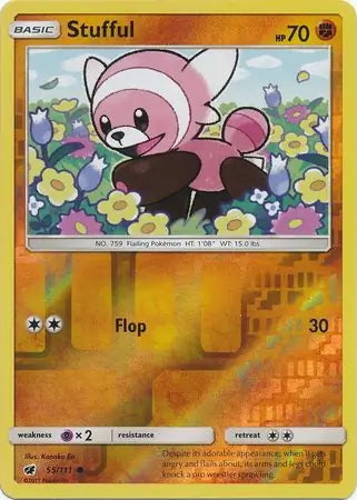 Crimson Invasion Stufful #55/111 reverse holo