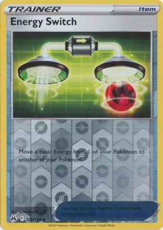 Crown Zenith Energy Switch #129/159 reverse holo