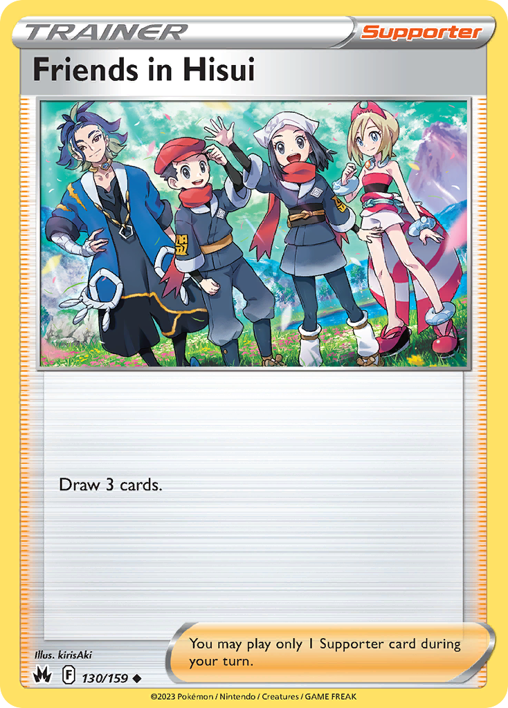 Crown Zenith Friends in Hisui #130/159