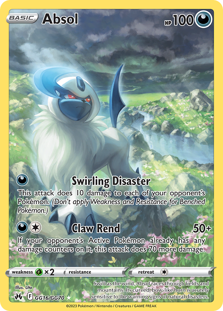Crown Zenith Galarian Gallery Absol #GG16/70