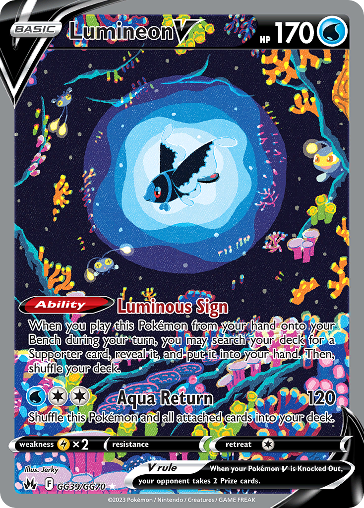 Crown Zenith Galarian Gallery Lumineon V #GG39/70