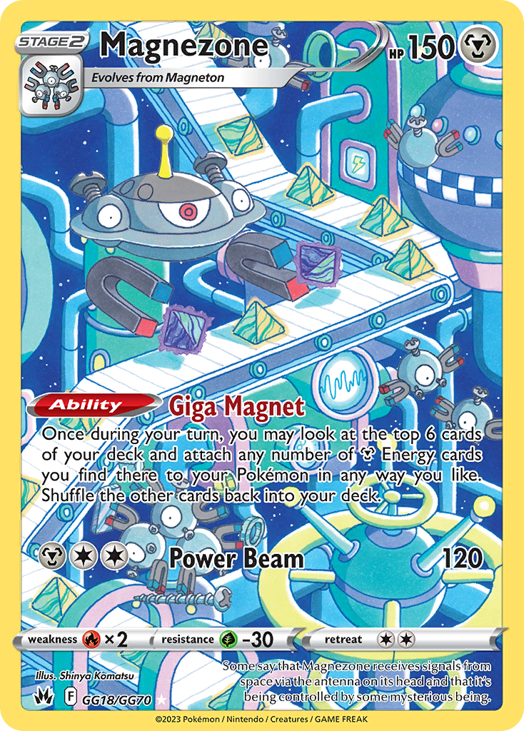 Crown Zenith Galarian Gallery Magnezone #GG18/70
