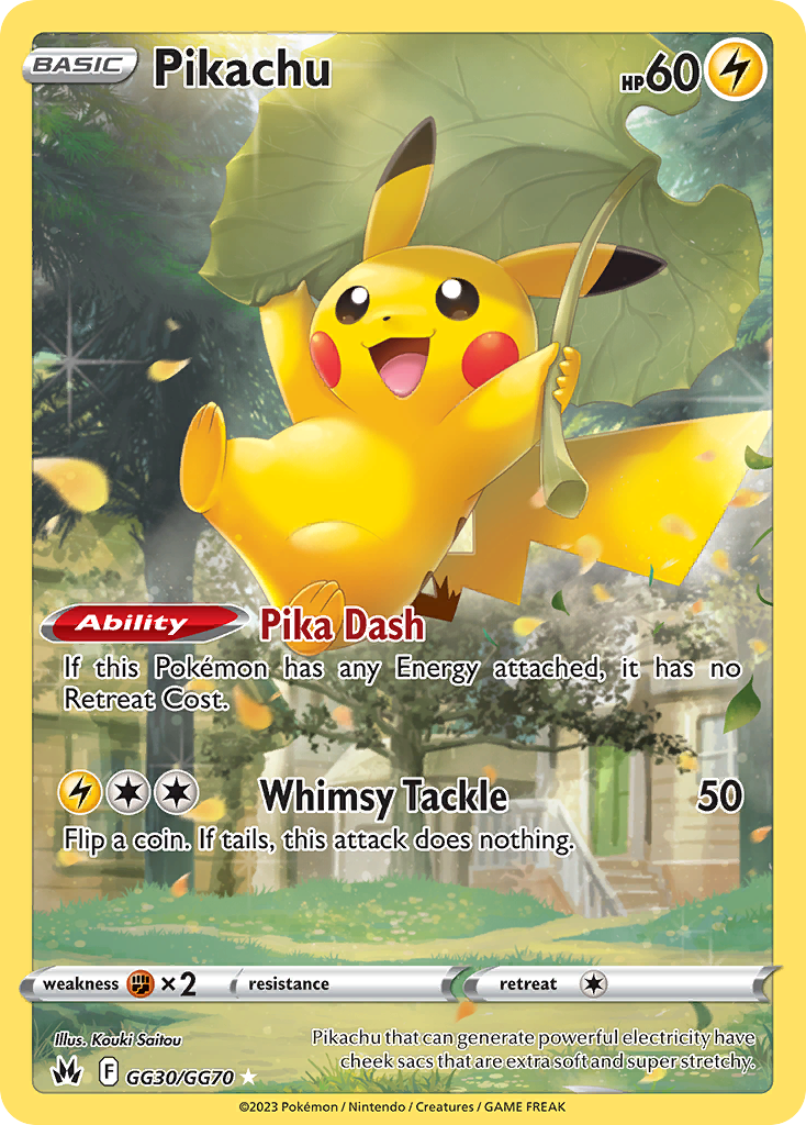 Crown Zenith Galarian Gallery Pikachu #GG30/70