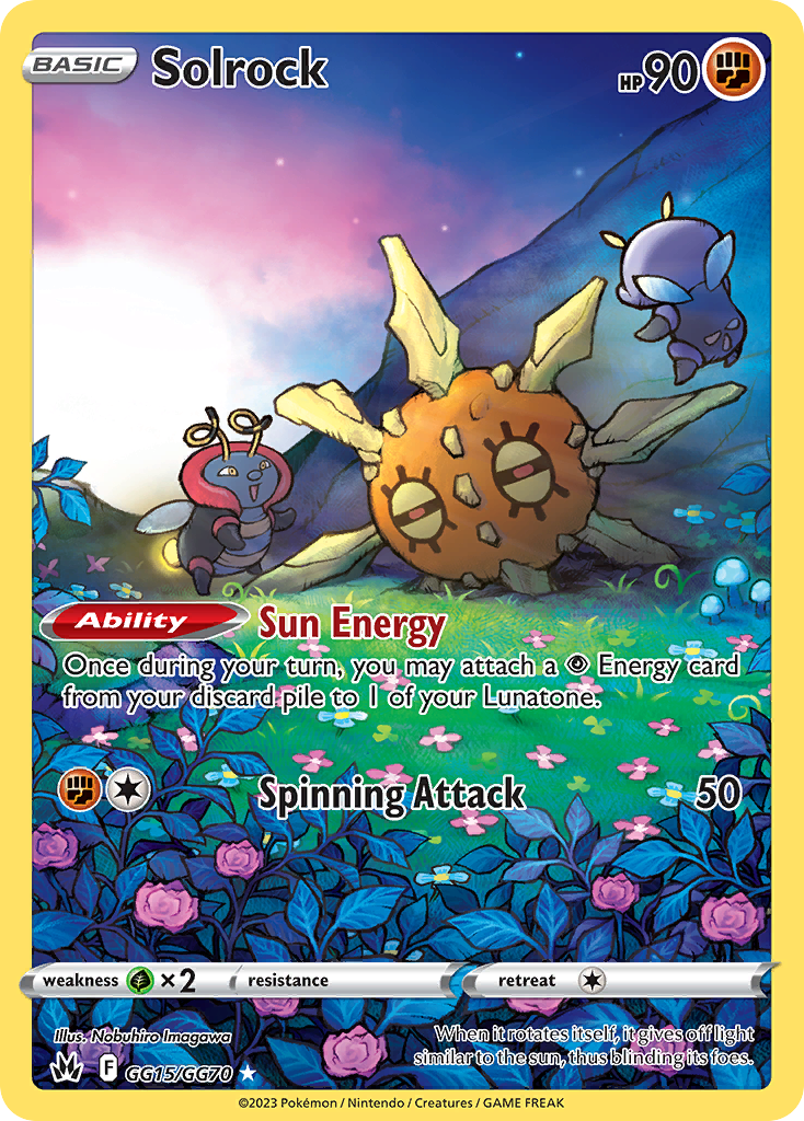 Crown Zenith Galarian Gallery Solrock #GG15/70