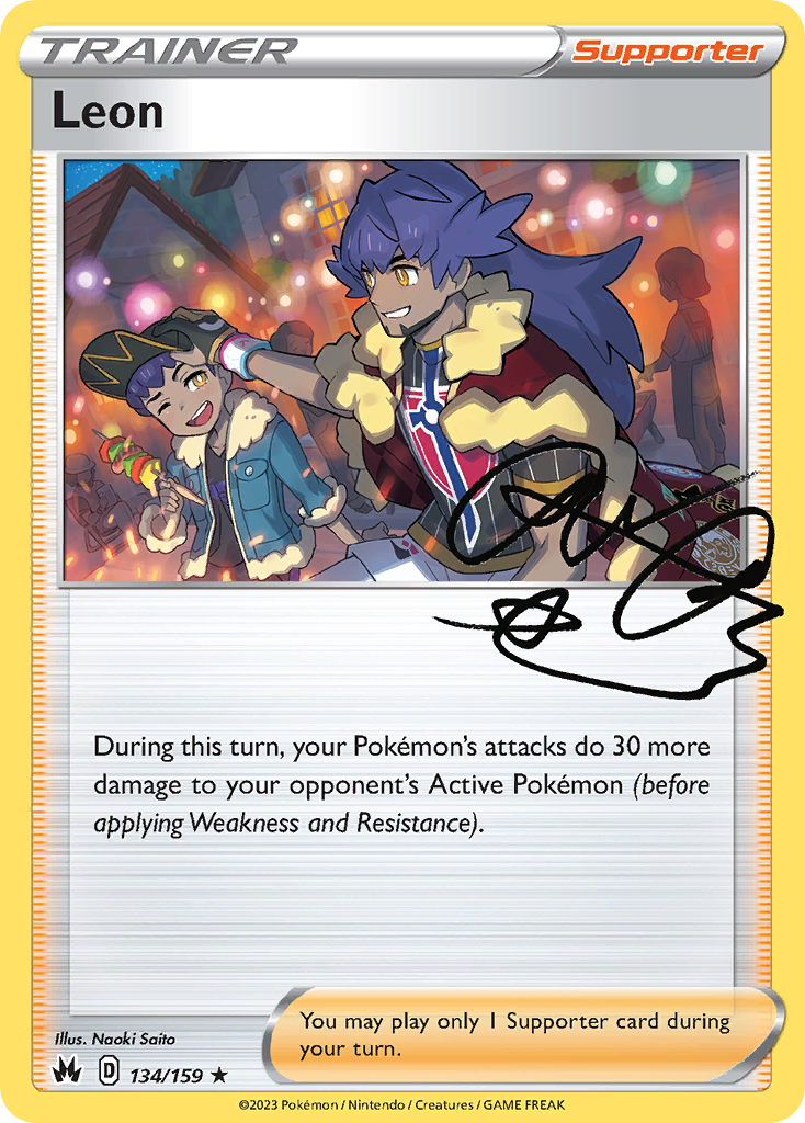 Crown Zenith Holo Leon #134/159