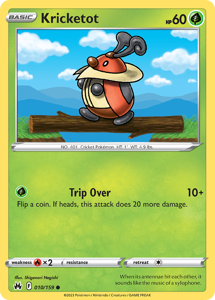 Crown Zenith Kricketot #10/159