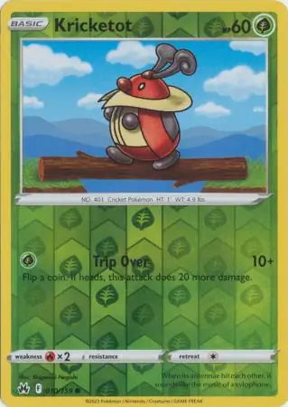 Crown Zenith Kricketot #10/159 reverse holo