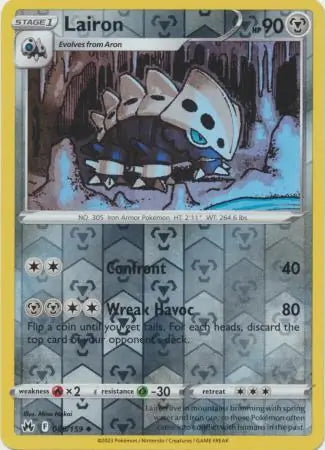 Crown Zenith Lairon #88/159 reverse holo