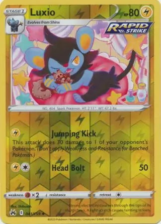 Crown Zenith Luxio #41/159 reverse holo