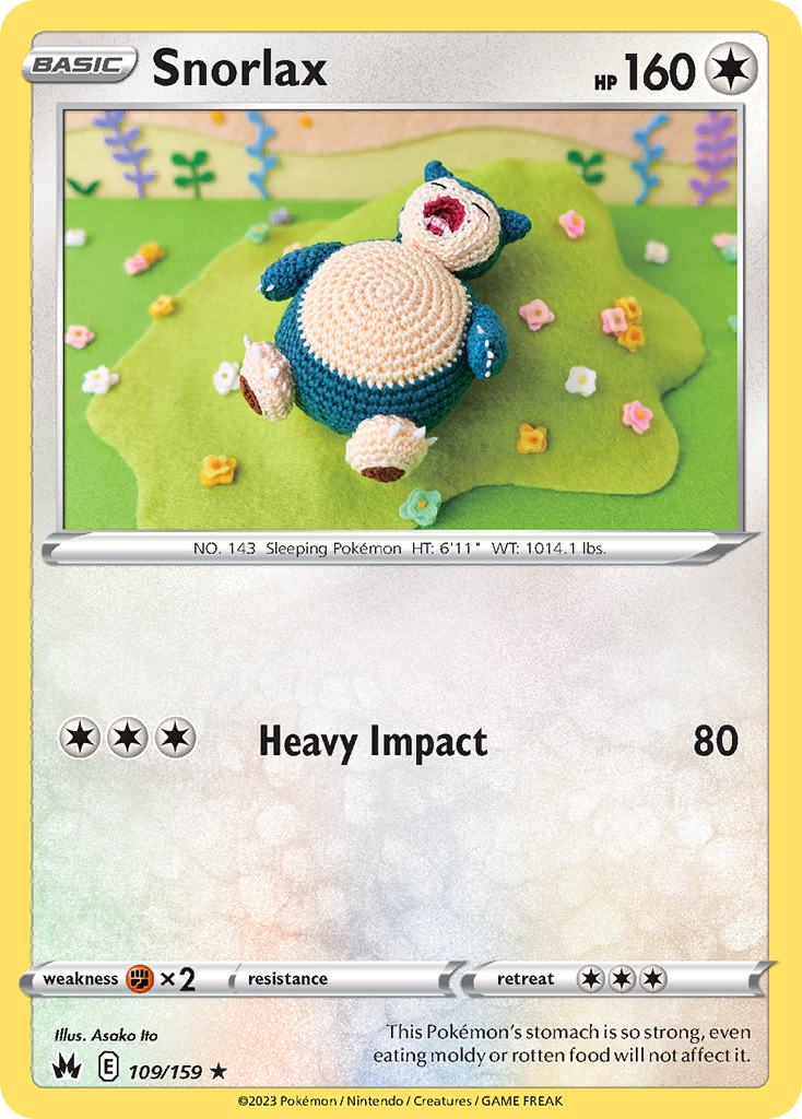 Crown Zenith Snorlax #109/159