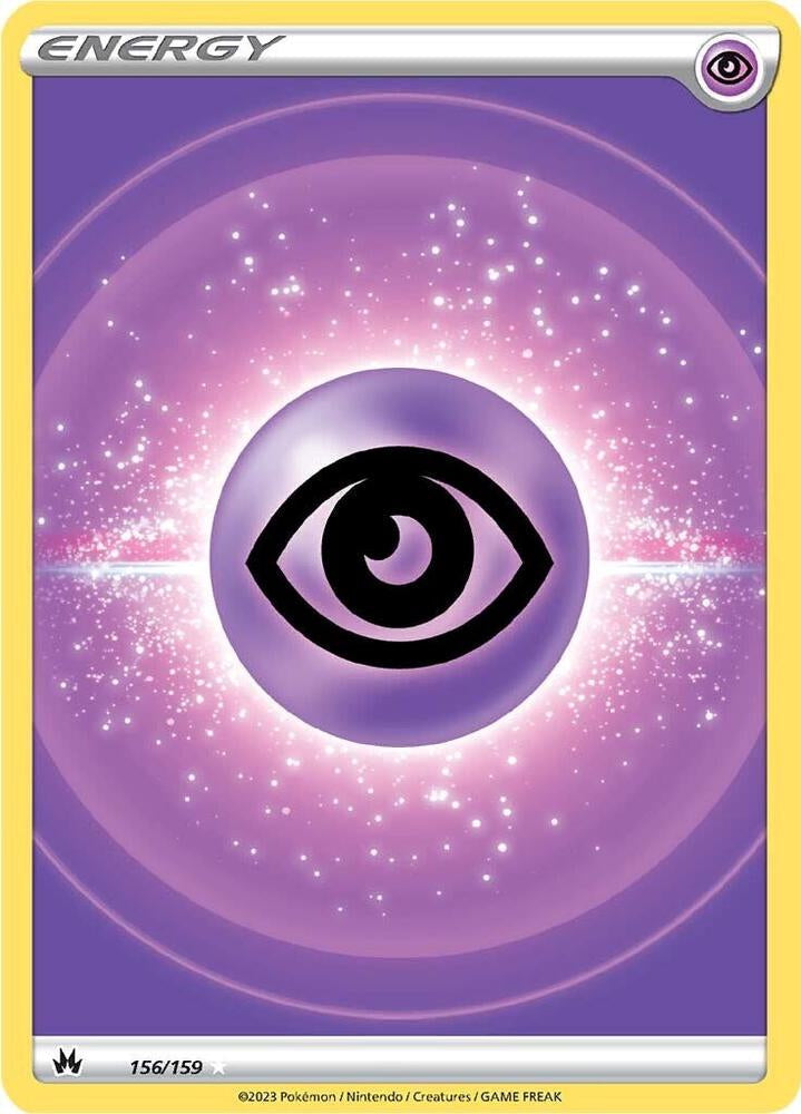 Crown Zenith Texture Holo Psychic Energy #156/159