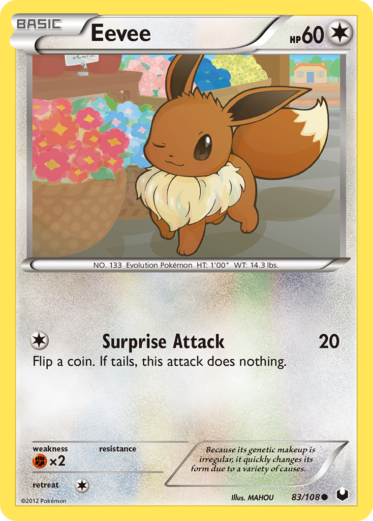 Dark Explorers Eevee #83/108