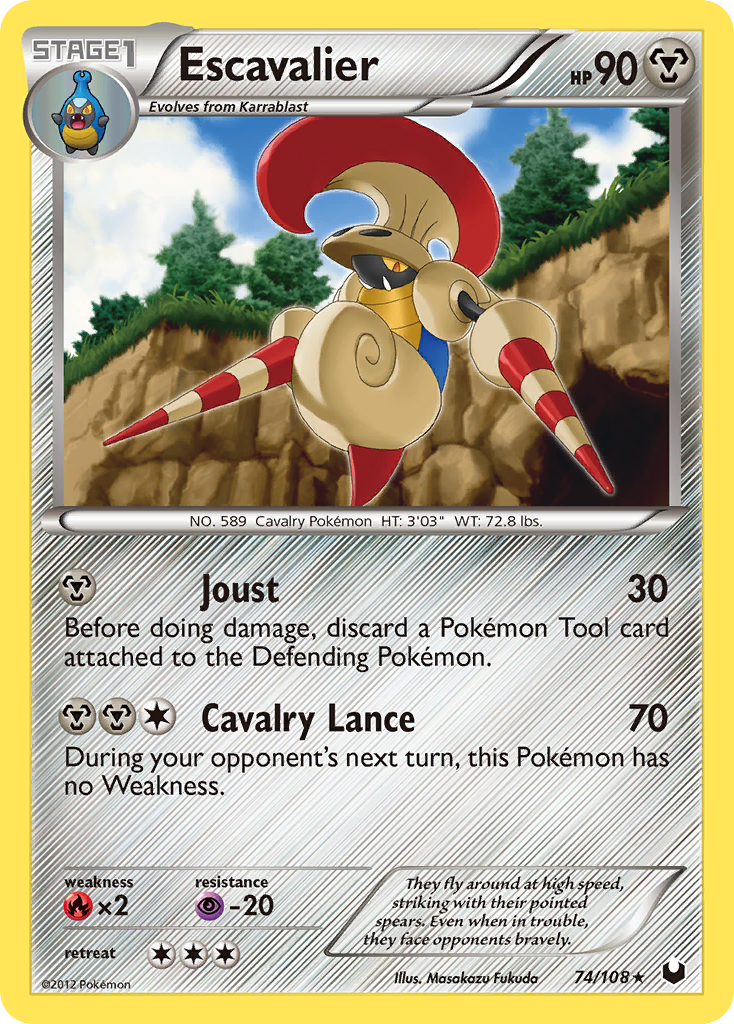 Dark Explorers Escavalier #74/108