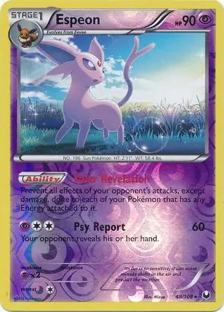 Dark Explorers Espeon #48/108 reverse holo