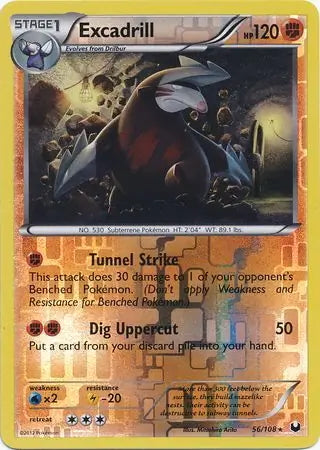 Dark Explorers Excadrill #56/108 reverse holo