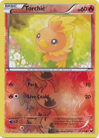 Dark Explorers Torchic #15/108 reverse holo