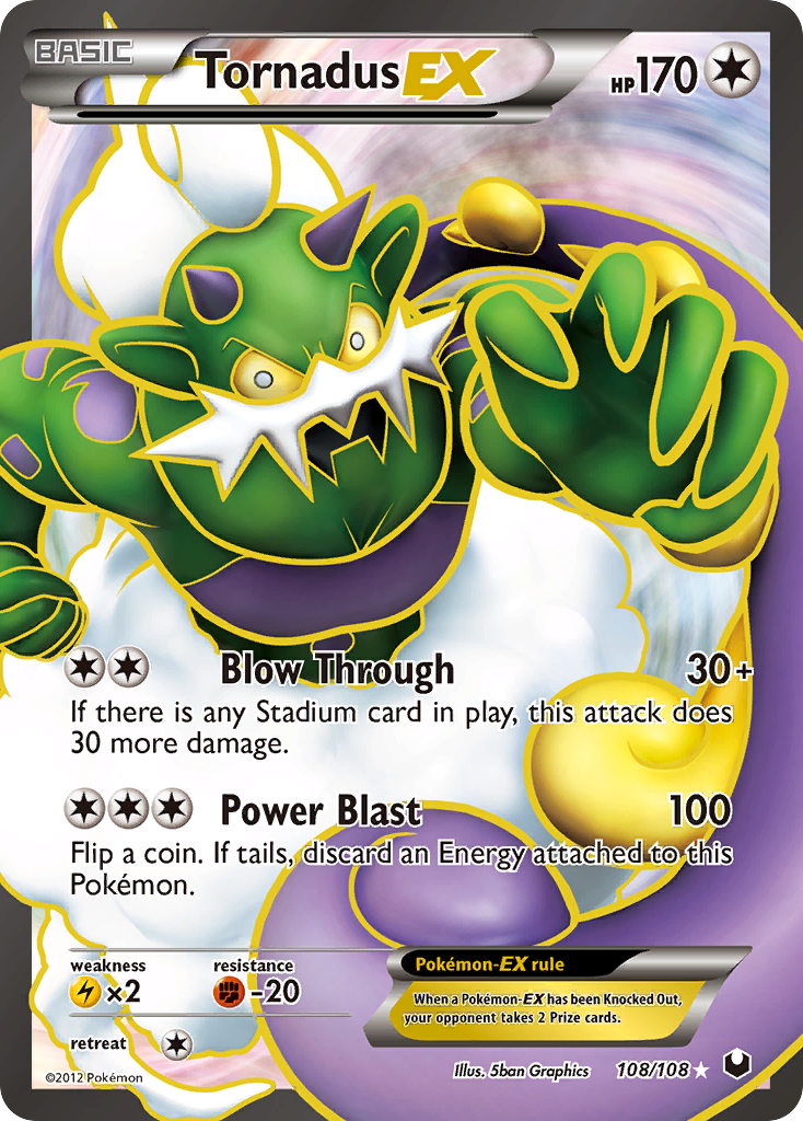 Dark Explorers Tornadus EX #108/108