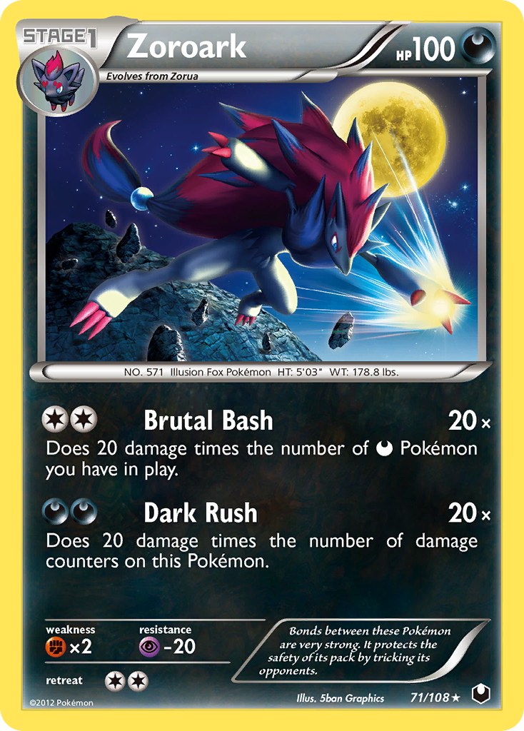 Dark Explorers Zoroark #71/108