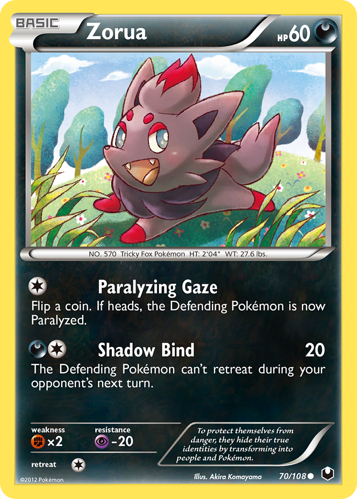 Dark Explorers Zorua #70/108